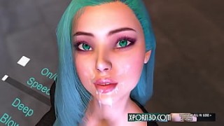 VIRTUAL TABOO - Taking shower with booty and busty sister Canela Skin