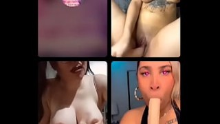 young skinny lesbians kissing and licking pink pussys