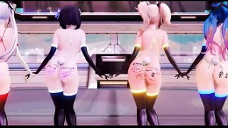 MMD 3D Hentai Girls antrwasana.com Dancing fucking