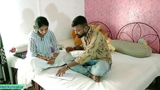 Indian girl in quick threesome video, Mumbai girl sex video