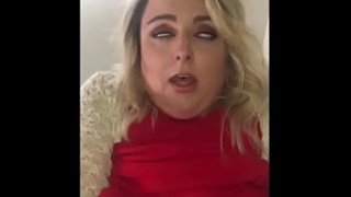 Blonde whore Mel Rook gives head and lsucks balls like a pro