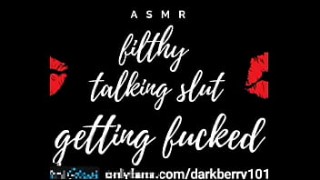 ASMR without dress kiss &#039s little slut talking filty