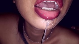 Mature gets her pierced pussy filled with semen
