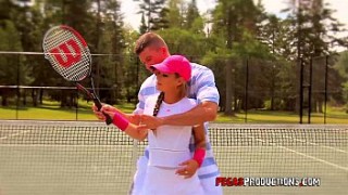 Alexa Grace Plays Naked Tennis Before Rough Sex With Ryan