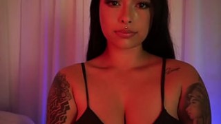 Latin girl masturbates to tease tiava com dad friend