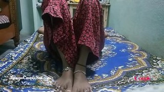 telugu bhabhi in blue night dress fucked hard on floor desi