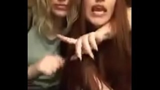 Two Hot Girls Tongue Sucking & Kissing With Body Kissing