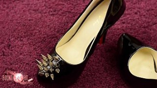 high heels slave