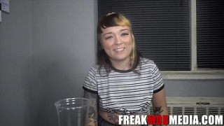 FreakMob Hardcore- She failed her Piss test, So he dumped it sexyvidoes on her face!
