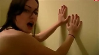 Norwegian hotwife fucks lover, hubby watches from other room